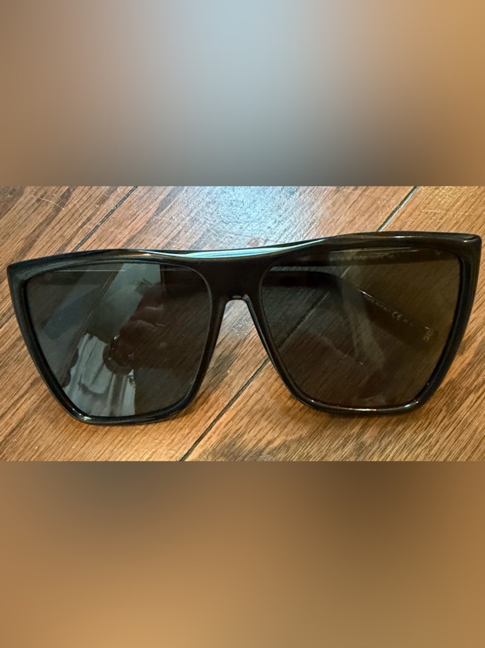 Givenchy Oversized Black Square Frame Sunglasses
